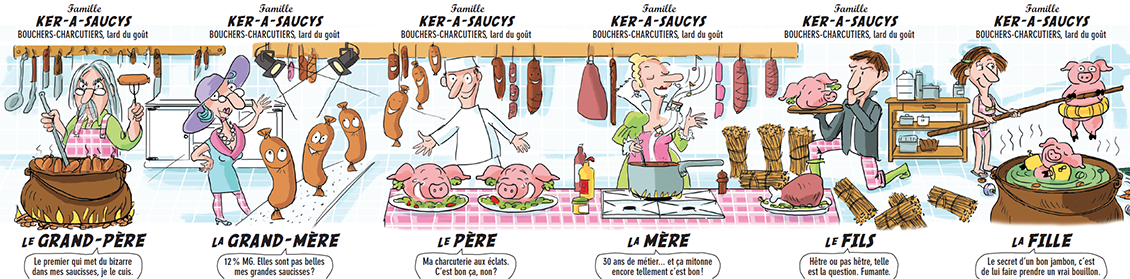 Famille KER-A-SAUCYS
