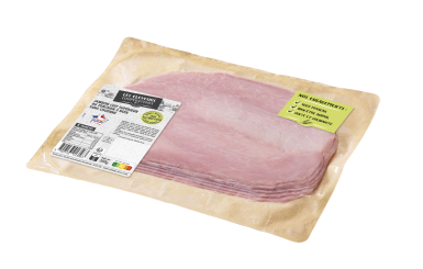 Le jambon cuit supérieur "Le Torchon" sans couenne 6 tranches