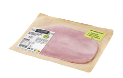 Le jambon cuit supérieur "LE TORCHON" sans couenne 2 tranches