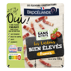 Les Lardons bien élevés fumés 2x75g