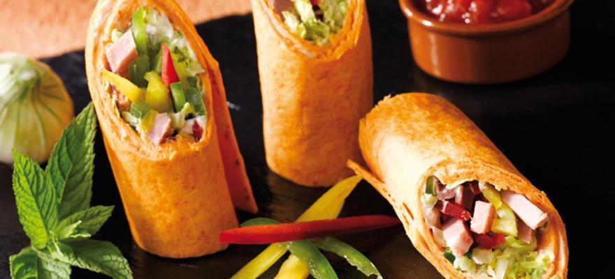 Fajitas de rôti aux légumes d'été