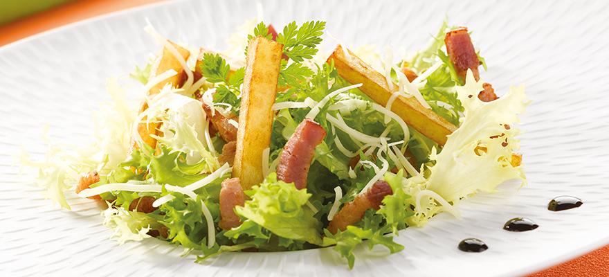 Salade gourmande façon melting pot