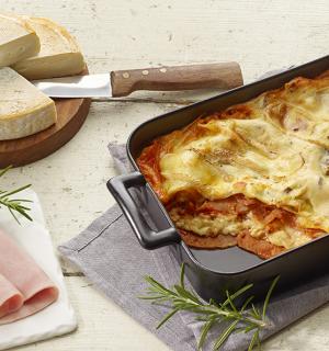 LASAGNE DE JAMBON AU REBLOCHON