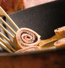 Roulé de jambon Brocéliande et son chutney de figues