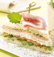 Club sandwich au Jambon Brocéliande
