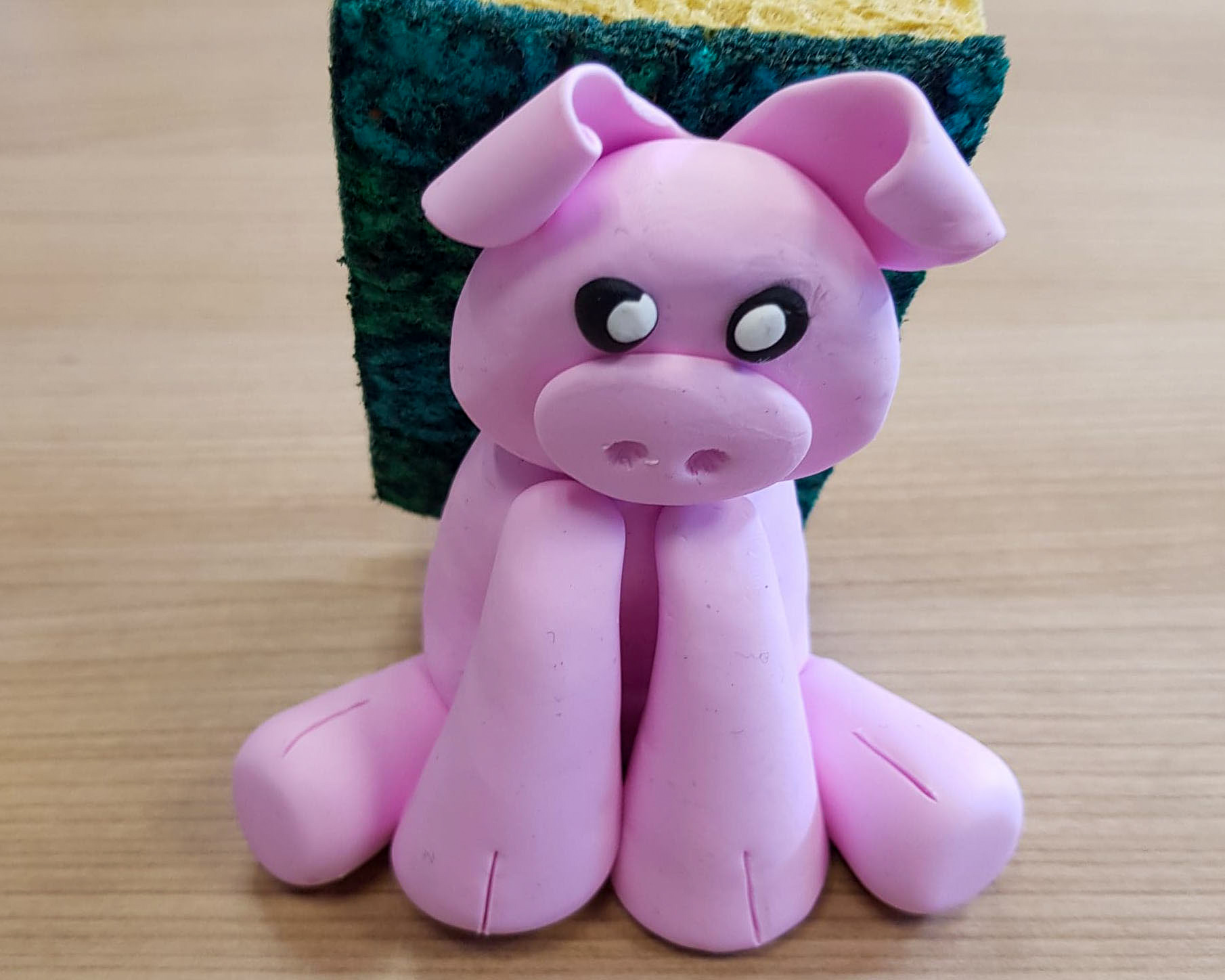 Porte éponge cochon